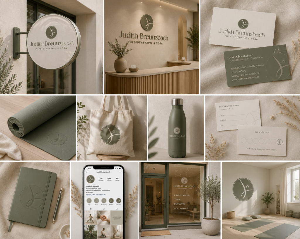 Anwendungen Design Physiotherapie